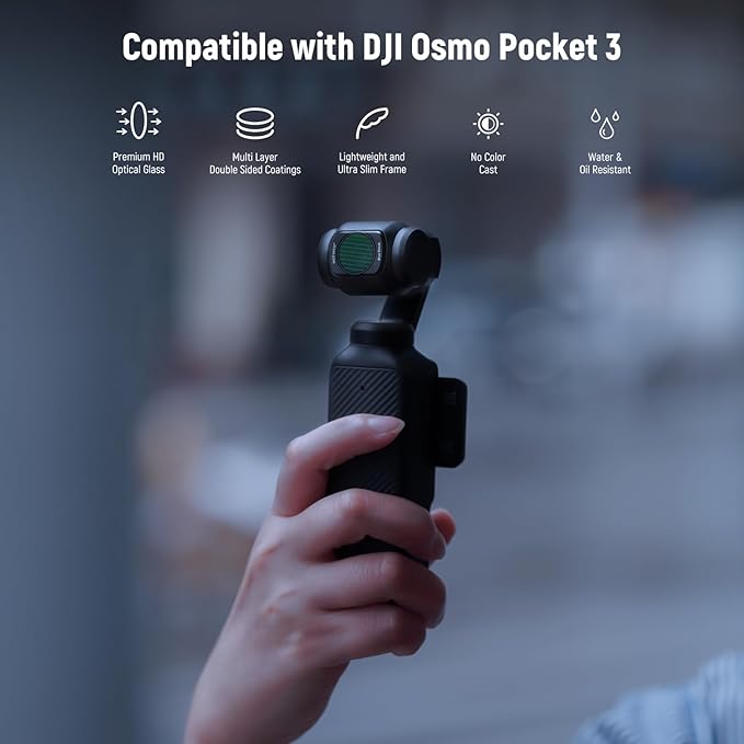 NEEWER Magnetic Effect Filter Set Compatible with DJI OSMO Pocket 